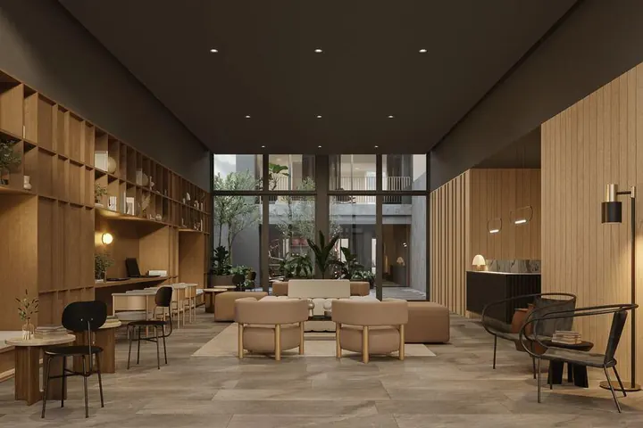 Coworking con escritorios y sala en VEQ Asunción
